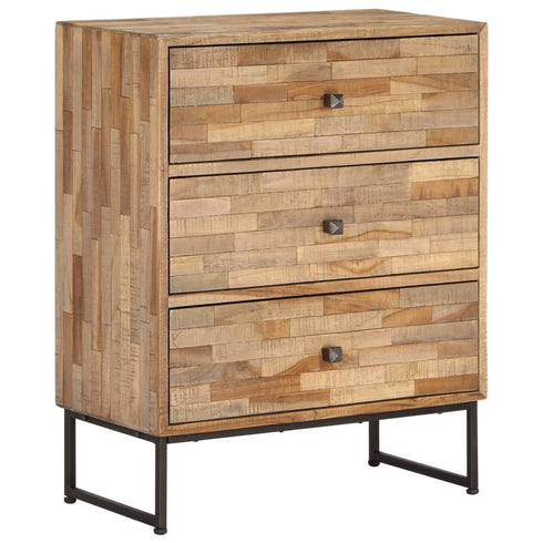 Hennessey - Sideboard Set 3 Pieces Reclaimed Teak Wood